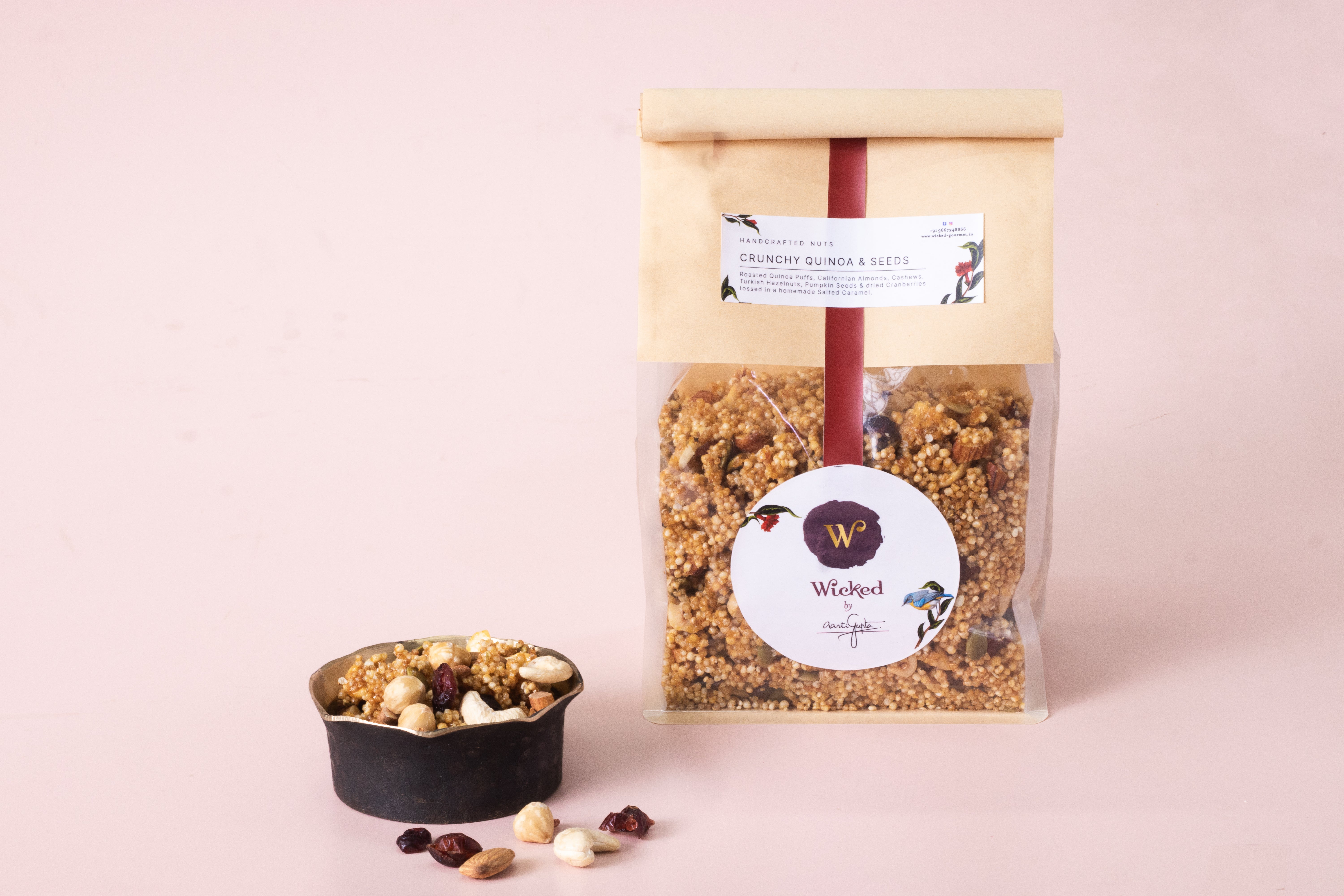 Crunchy Quinoa Puffs & Nuts