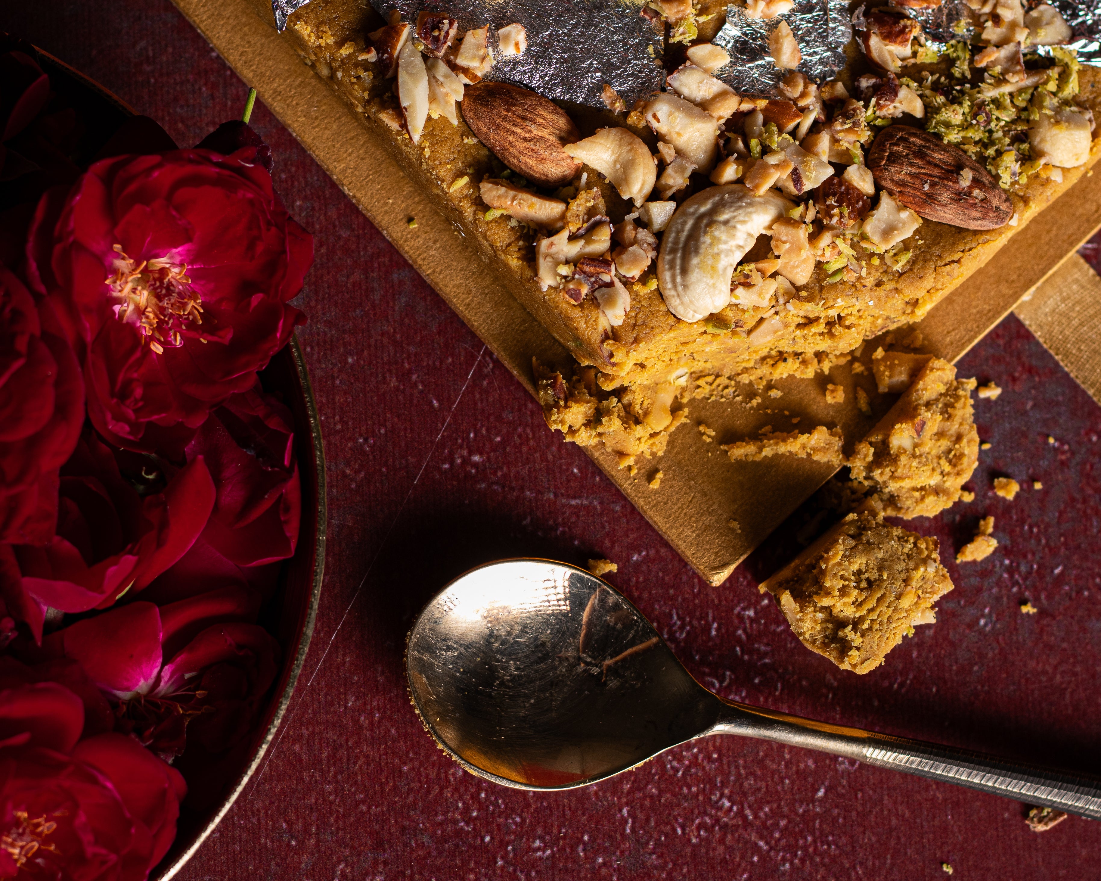 Besan Mawa Mithai Slab