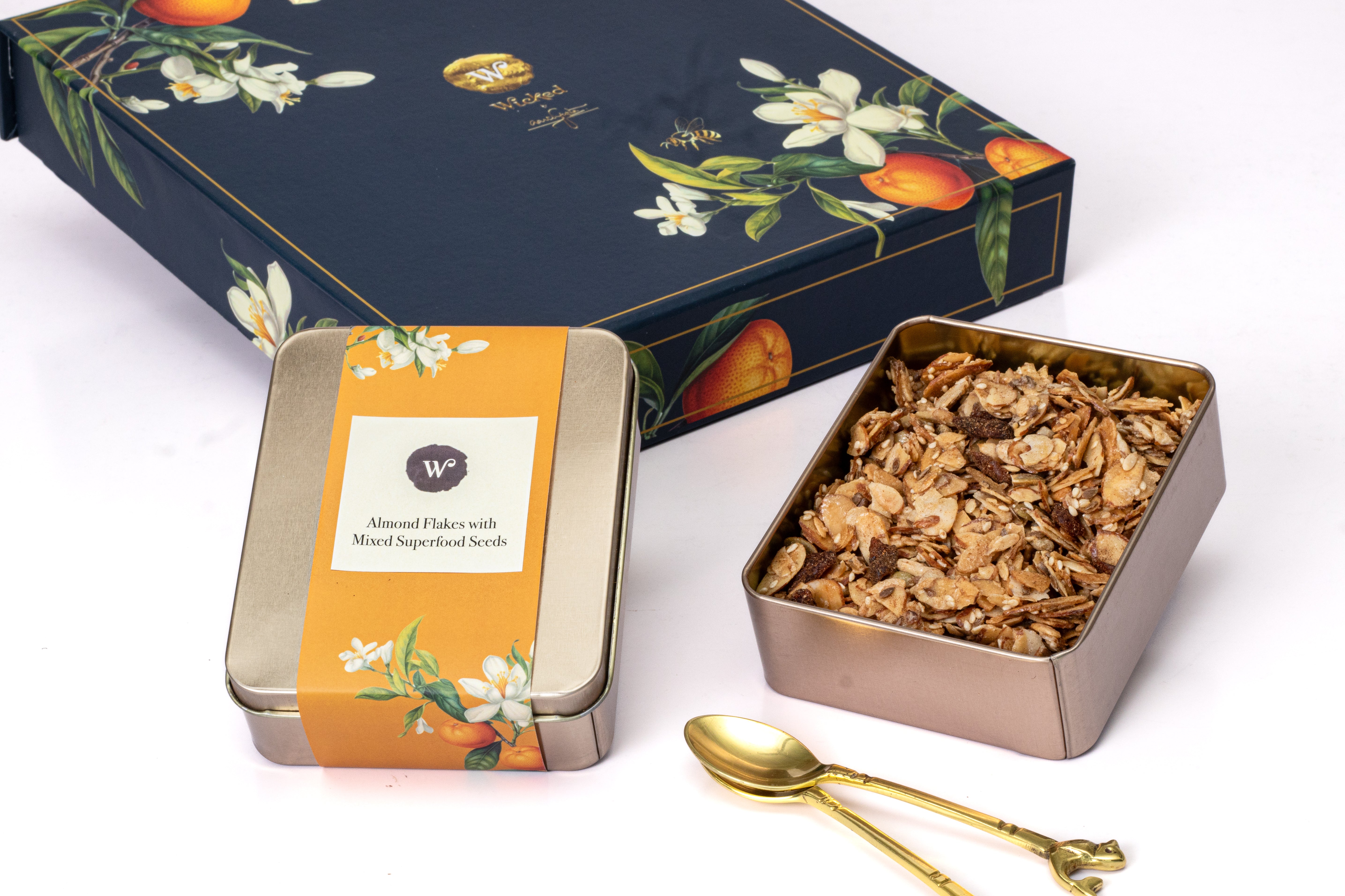 Roast Almond Flakes with Mixed Superfood Seeds