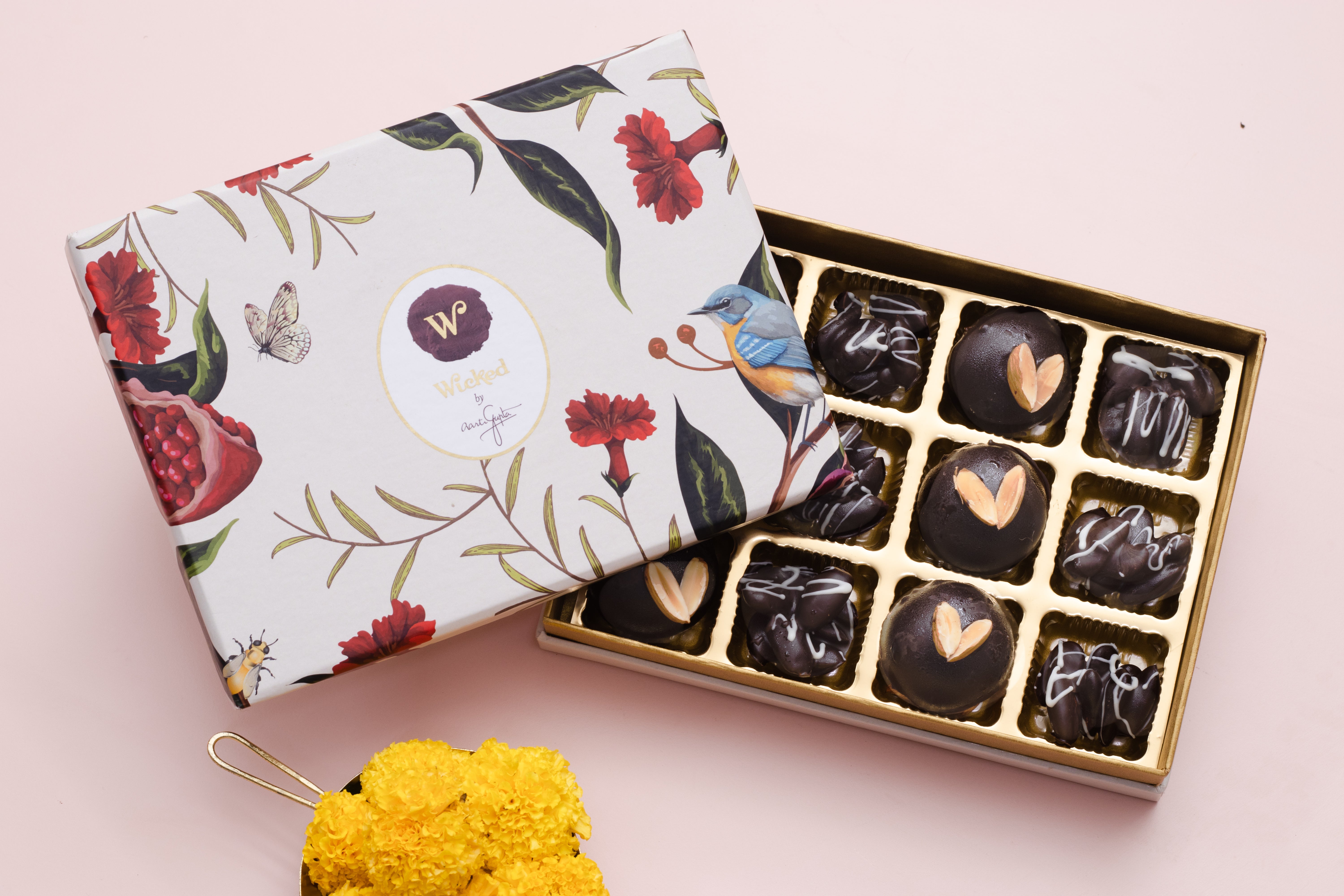 Wooden Chocoholic Hamper