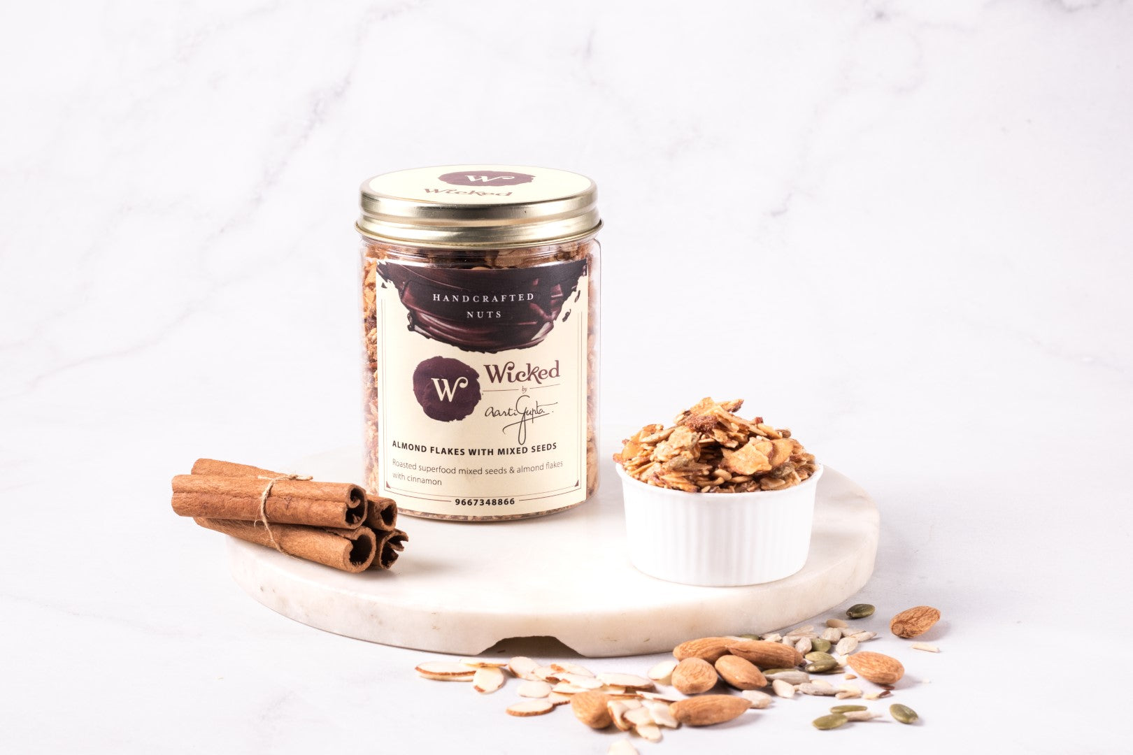 Almond Flakes With Mixed Seeds