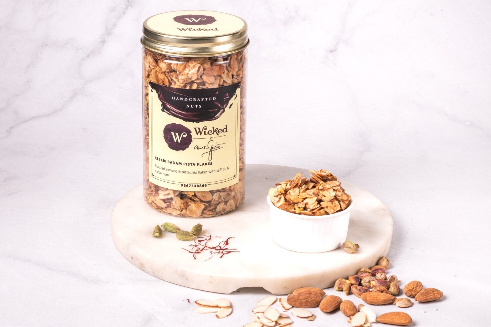 Kesari Badam Pista Flakes