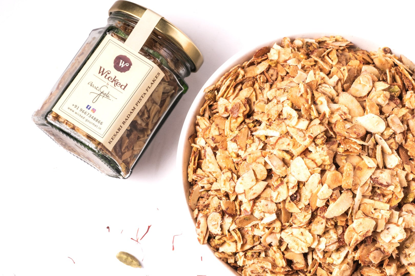 Kesari Badam Pista Flakes