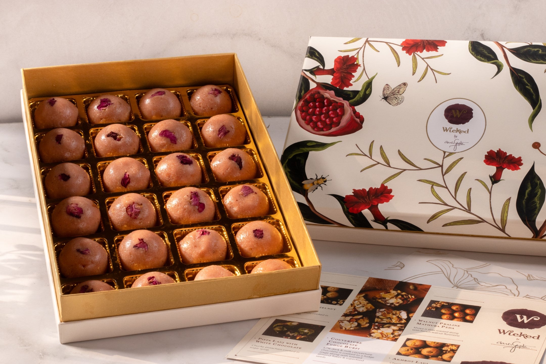 Roasted Kaju Gulkand Lauj