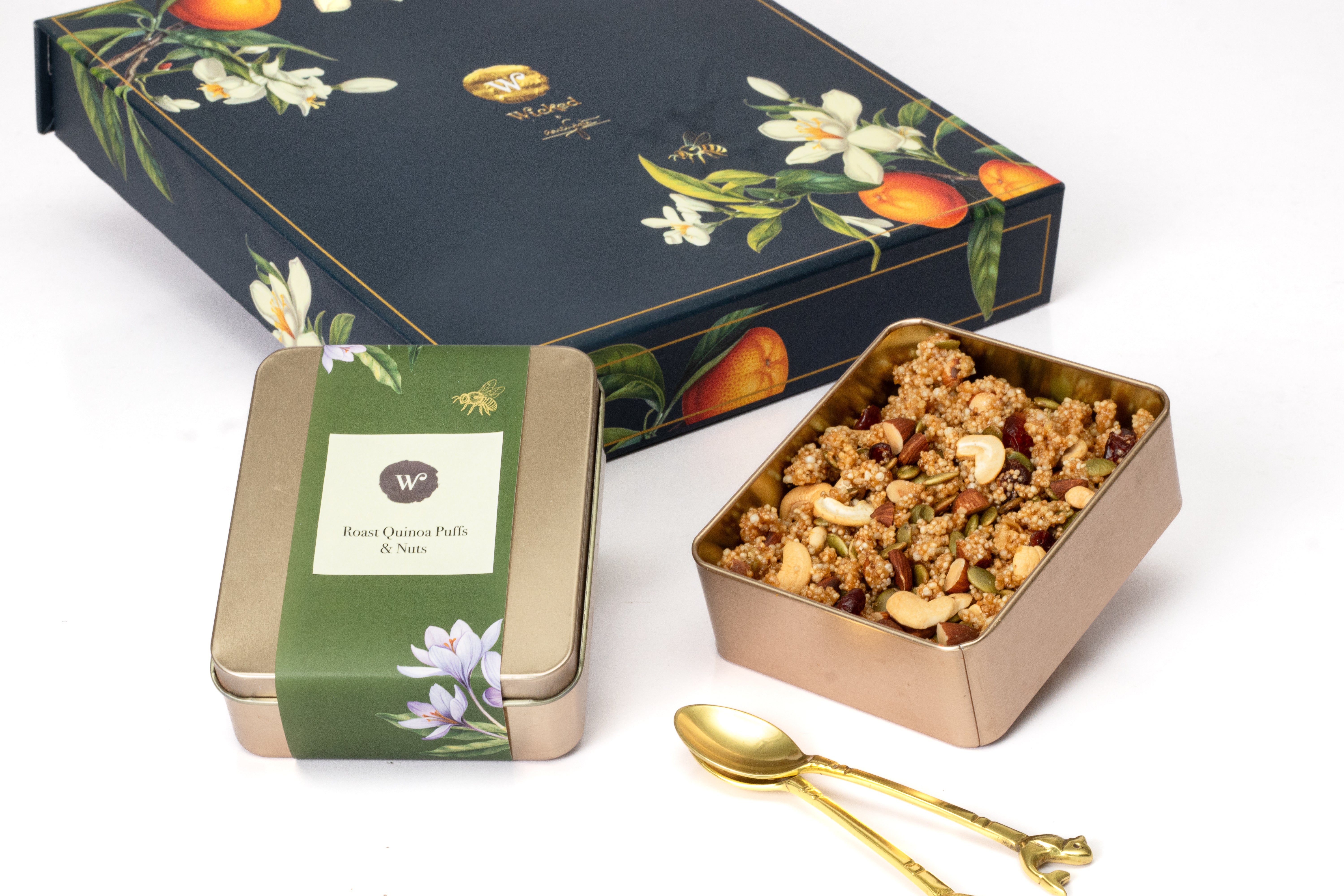 Roast Quinoa Puffs & Nuts