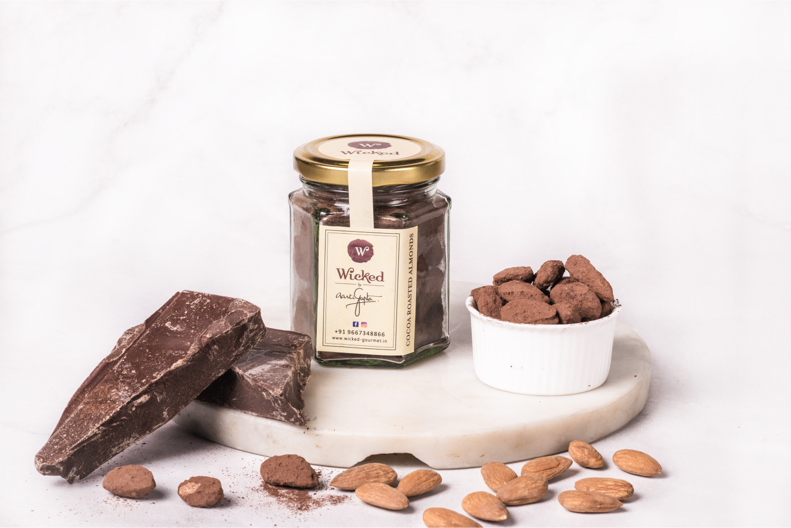 Cocoa Roasted Almonds