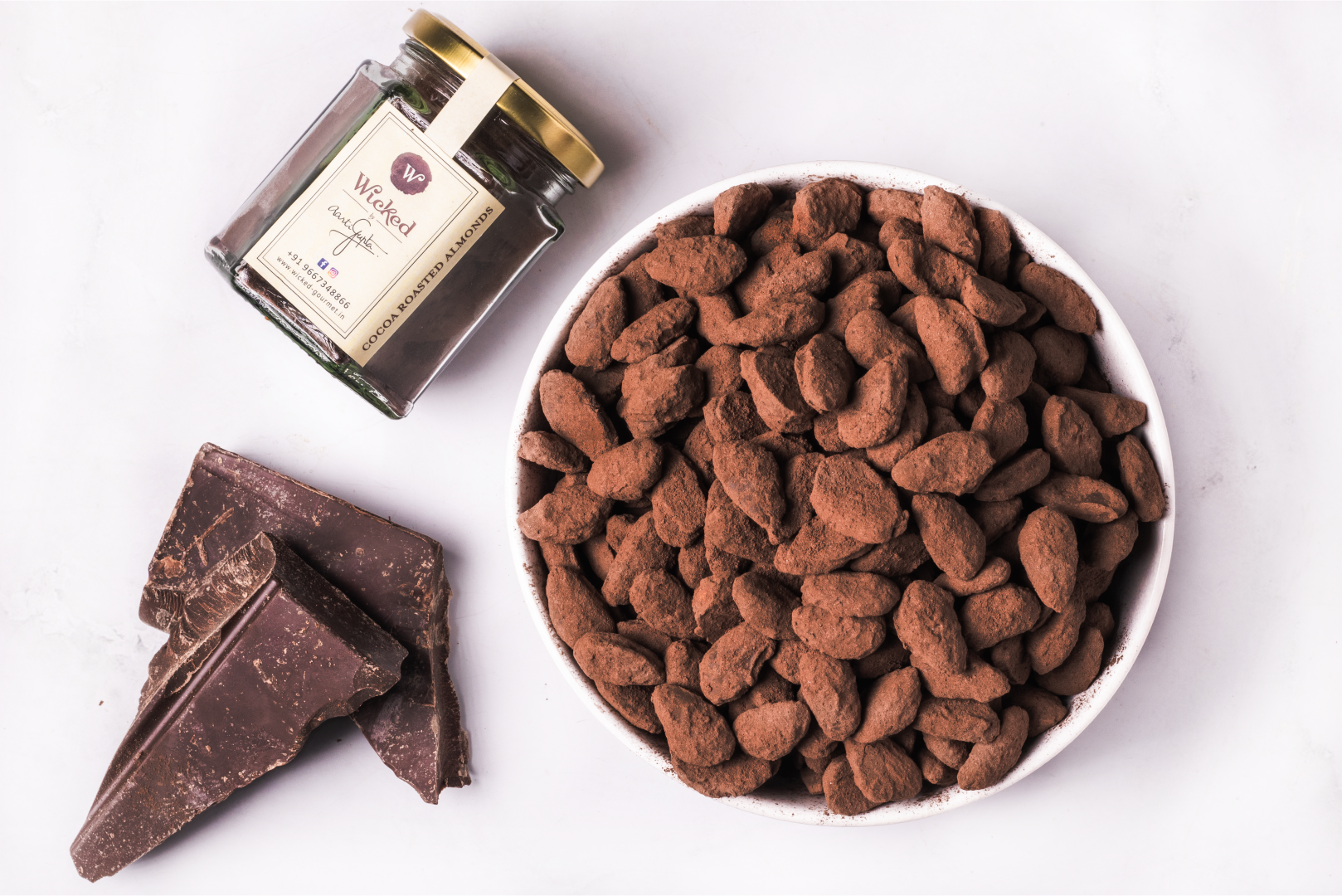 Cocoa Roasted Almonds